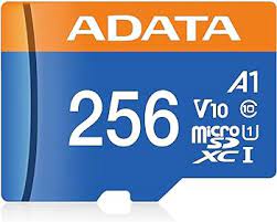 ADATA 256GB | Memoria Micro SD 256 Gb Adata Class10 Con Adaptador SD Negro