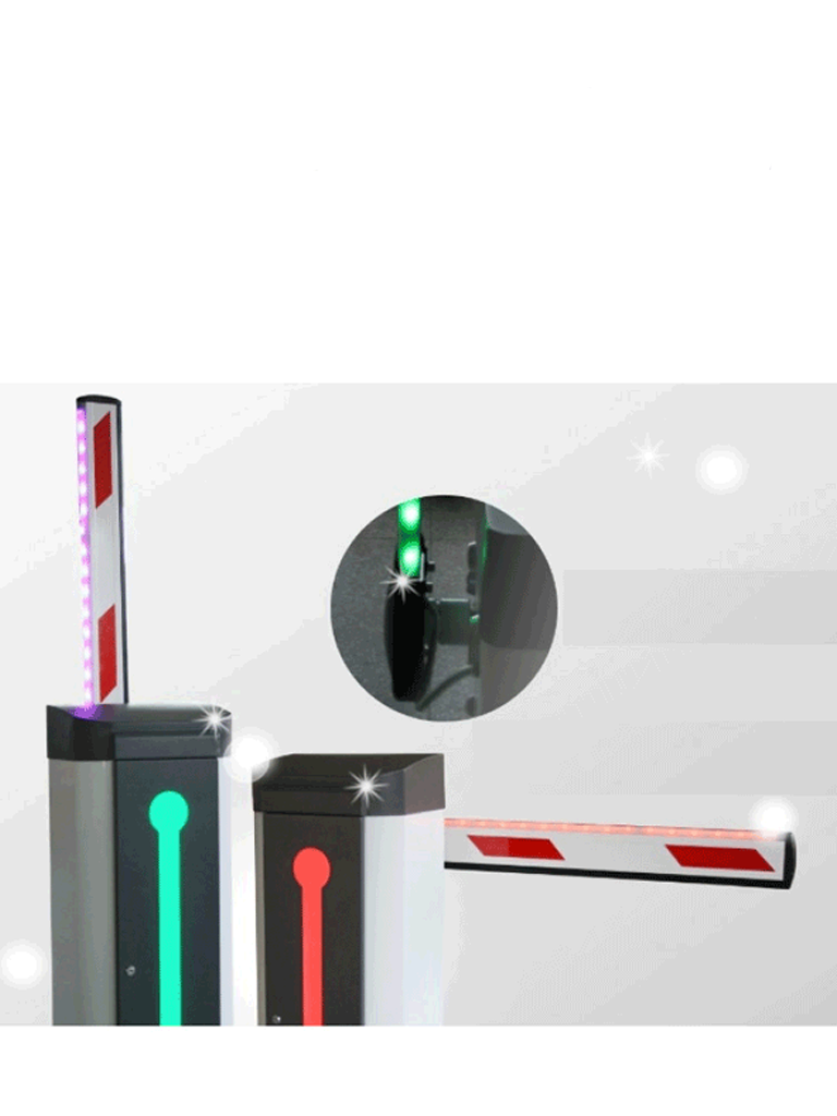 WEJOIN WJLBM4L - Brazo recto  LED de 4 metros / Compatible con barrera  LED izquierda TVB348020