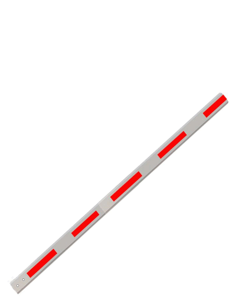 WEJOIN WJSBM6 - Brazo Recto Octagonal de 6 metros / Franjas Reflejantes / Compatible con Barreras Wejoin WJCB01SVIL56