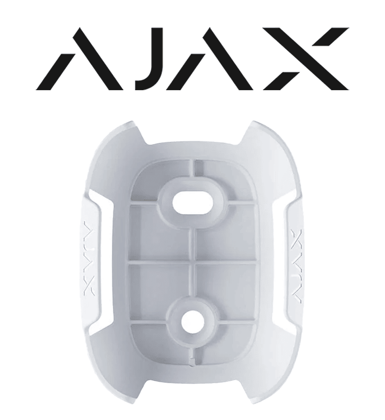 AJAX Holder - Soporte para fijar Button o DoubleButton en superficies. Color Balnco.