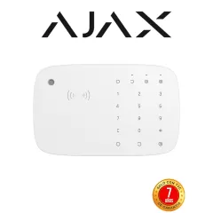 AJAX--AJAX KeyPad Combi (9NA) - Teclado táctil inalámbrico con sirena incluida y lector DESFire.-