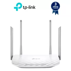 TP-LINK--TP-LINK Archer C20<W> - Ruteador WiFi AC de 733Mbps con 1 puerto WAN RJ45 Fast Ethernet, 4 puertos LAN RJ45 Fast Ethernet y 4 antenas fijas.-