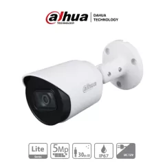 DAHUA--DAHUA HAC-HFW1500T-28 - Camara Bullet de 5 Megapixeles/ Lente de 2.8 mm/ 111 Grados de Apertura/ Metalica/ IR de 30 Metros/ IP67/ Soporta CVI/CVBS/AHD/TVI/-