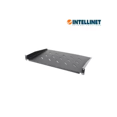 INTELLINET--INTELLINET 714884 - Charola Rack 19", 1U, 30 cm de profundidad, ventilada, soporta hasta 25 kg-