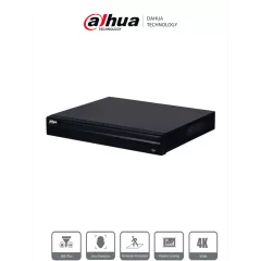 DAHUA--DAHUA DHI-NVR4232-4KS3 NVR De 32 canales IP, 8 MP/4K, 160 Mbps, Smart H.265+, 2 Bahías para HDD de 20 TB cada uno, HDMI & VGA, soporta cámaras WizSense y 2 canales SMD Plus.-