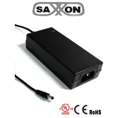 SAXXON--SAXXON PSU1205D - Fuente de Poder Regulada de 12 Vcc a 5 Amperes/ Ideal para Equipos de Alto Consumo de Corriente/ Para Usos Multiples: Sistemas de CCTV, Acceso, Asistencia, etc/ Certificación UL/-