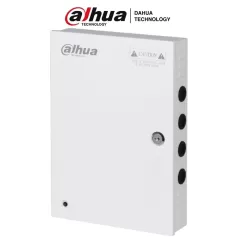 DAHUA--DAHUA DH-PFM342-9CH - Fuente de Poder de 12 Vcc 10 Amper/ Con Distribuidor para 9 Camaras/ Indicadores Led por Canal/ Voltaje de Entrada de 90 Vca-264V/ Fusibles Intercambiables/ Gabinete Metalico con Cerradura/ Protección Contra Descargas/-