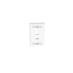 PANDUIT--PANDUIT NK2FWHY - Faceplate de pared / 2 puertos / Color Blanco /La placa frontal NetKey™ es compatible con un módulo Keystone-