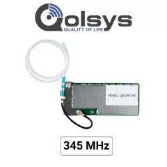 QOLSYS--Qolsys IQCard 345 MHz - Permite retomar instalaciones que utilizan sensores en 345MHz y actualizar el sistema con los nuevos paneles IQ panel de 4ta generación-