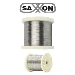 YONUSA--SAXXON ALUWIRE - Bobina de alambre de aluminio calibre 16 AGW / de 1.29 mm ideal para líneas de cerco eléctrico de Yonusa / Resistente a la corrosión, ideal para ambientes extremos / Hasta 500 mts lineales-