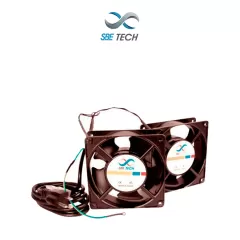 SBE TECH--SBE TECH J2VENTN127V- Par de extractores para gabinete, extractor de 4 1/2 pulgadas de diámetro-