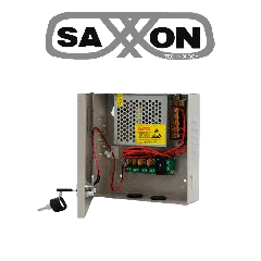 SAXXON--SAXXON SX5A4CH - Fuente de Poder Profesional 12 VCD / 5 Amperes / 4 Canales / 1.1 Amperes por Canal / Protección contra Sobrecargas / Led Indicador de Funcionamiento-