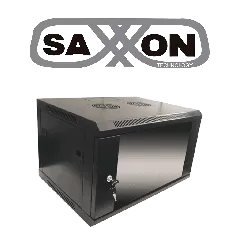 SAXXON--SAXXON SE540601 - Gabinete de pared de 6 UR, fijo, capacidad de carga de 60 Kg. dimensiones 57x45x37 cm.-