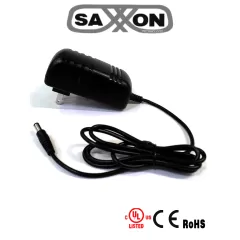 SAXXON--SAXXON PSU1202E - Fuente de Poder Regulada de 12 Vcc 2 Amperes/ Con Cable de 1.2 Metros/ Conector Macho/ Especial para Camaras de CCTV/ Usos Multiples/-