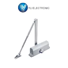 YLI ELECTRONIC--YLI YC-83-2 - Brazo cierra puerta automático / Para puertas de 100 kg / Compatible con puertas de madera, vidrio, metal / Velocidad ajustable de cierre / Instalación izquierda o derecha-
