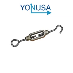 YONUSA--YONUSA TEN532Z - Tensor para líneas de cercas eléctricas YONUSA, hechos de aleación de zinc, alta resistencia a la corrosión, armellas y gacho de alambre pulido calibre 10/ Resistencia de 70 Kg-