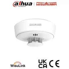 DAHUA--DAHUA WISUALARM HY-HT10A-R8 -Detector de Calor Inalámbrico(Interconectable Hasta 24 Disp, Monitoreo de Temperatura, Deteccion Incendios de Clase A1 (54°C to 65°C), Autónomo, Alarma de 85dB, Certificaciones CE, Batería de 10años-
