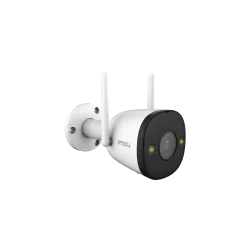 IMOU Bullet 2E 3Mp (IPC-K3DN-3H0WF) - Cámara IP Bullet WiFi de 3MP cuenta con micrófono integrado, 102° de visión, H.265, lente de 2.8mm, detección de humanos, IR 30m, IP67 y ranura MicroSD.