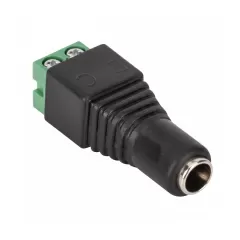 Adaptador tipo Jack de 3.5 mm hembra polarizado de 12 Vcd
