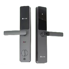 EZVIZ CS-DL05-R200|Cerradura Inteligente / Wi-Fi / Bluetooth / Códigos Temporales Para Visitantes / Lectura de Huella / Lectura de Tag / Contraseña / Botón para Timbrar / Apertura Remota / Alarma Anti-intrusión / No Requiere HUB