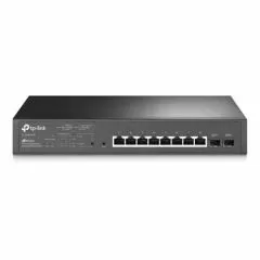 TP-LINK TL-SG2210MP - Switch PoE JetStream SDN Administrable 8 puertos 10/100/1000 Mbps + 2 puertos SFP, 8 puertos PoE, 150W, administración centralizada OMADA SDN