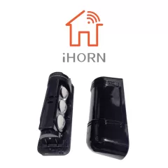 HORN--IHORN ABE100- Detector por triple haz de luz (fotocelda) / Distancia hasta 100 Mts / Velocidad de respuesta 50mS / 12 VDC compatible con paneles IHORN / RISCO / DSC / BOSCH.-