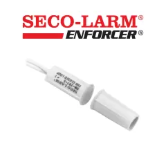 Bosch--Seco-Larm SM2075QW - Contacto magnético blanco GAP 3/8" de empotrar tipo taquete Compatible paneles DSC / RISCO / BOSCH-