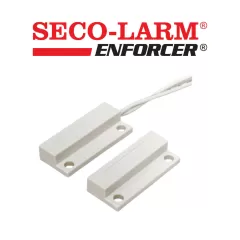 Bosch--Seco-Larm SM205QW - Contacto Mini con montaje de tornillo o adhesivo. Gap 3/4 N.C BLANCO Compatible paneles DSC / RISCO / BOSCH-