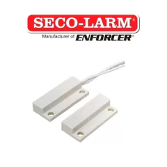 Bosch--Seco-Larm SM205QW - Contacto Mini con montaje de tornillo o adhesivo. Gap 3/4 N.C BLANCO Compatible paneles DSC / RISCO / BOSCH-