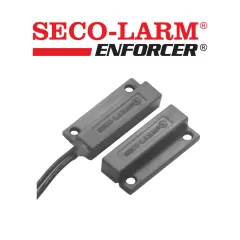 Bosch--Seco-Larm SM205QBR - Contacto Mini con montaje de tornillo o adhesivo. Gap 3/4 CAFÉ Compatible paneles DSC / RISCO / BOSCH-