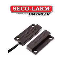 Bosch--Seco-Larm SM205QBR - Contacto Mini con montaje de tornillo o adhesivo. Gap 3/4 CAFÉ Compatible paneles DSC / RISCO / BOSCH-