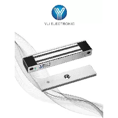 YLI ELECTRONIC--YLI YM350WS - Cerradura Magnética para Control de Acceso / Fuerza de Sujeción de 350 kg (800 lb) / Para puertas de madera, vidrio y metálicas / IP68 para uso exterior e interior-