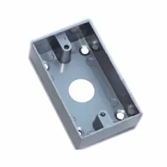 YLI ELECTRONIC--YLI MBB800AM - Caja de Montaje para Botón, Metálica, Forma Rectangular-