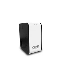 CHICAGO DIGITAL POWER--CDP R2C-AVR 1008 - Regulador 1KVA 400W / 4 Contactos con proteccion de sobretension / 4 Contactos con proteccion AVR / Proteccion Linea datos-