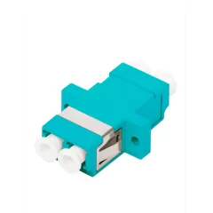 SAXXON--SAXXON JALC3CD - Adaptador unitario de fibra / Para LC / OM3 / AQUA / Duplex-