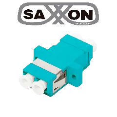 SAXXON--SAXXON JALC3CD - Adaptador unitario de fibra / Para LC / OM3 / AQUA / Duplex-