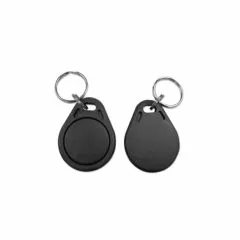 ZKTECO--ZKTECO TAG03ID - Bolsa con 100 Llaveros ID con Frecuencia de 125 kHz, con Folio Grabado, Color Negro-