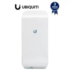 UBIQUITI--UBIQUITI NANOSTATION LOCOM5 - Radio Airmax 5.8GHz para exteriores con antena integrada tipo panel de 13 dBi, MIMO, potencia de 23 dBm y rendimiento de hasta 150 Mbps.-