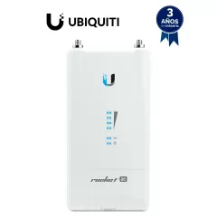 UBIQUITI--UBIQUITI ROCKET R5AC-LITE - Radio conectorizado Airmax AC 5GHz para exterior, con tecnología MIMO y 2 conectores RP-SMA. Potencia de transmisión de 27 dBm y rendimiento de hasta 500 Mbps.-