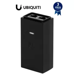 UBIQUITI--UBIQUITI POE-24-24W - Inyector PoE pasivo para equipos Ubiquiti de 24V DC a 1.0A y función de reset remoto.-