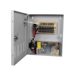 SAXXON--SAXXON PSU1210D9 - Fuente de Poder de 12 vcd/ 10 Amperes/ Para 9 Camaras/ 1.1 Amper por Canal/ Protección contra Sobrecargas/ Certificación UL/-