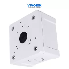 VIVOTEK--VIVOTEK AM-71C_V02 - Caja de conexiones de exterior para cámaras domo y bullet, IP66, color blanco, fabricada en aleación de aluminio-