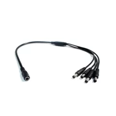 SAXXON--SAXXON PSUWB07 - Divisor de Energía para 4 Camaras/ 1 Conector Hembra + 4 Conectores Macho/ 2.1 mm/-