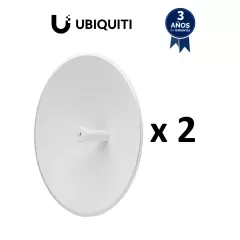 UBIQUITI--UBIQUITI POWERBEAM AC PBE-5AC-620 - Radio Airmax AC 5.8GHz para exteriores con antena integrada de 29 dBi, tecnología MIMO y rendimiento de hasta 450 Mbps.-