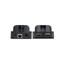 SAXXON--SAXXON LKV372PRO- Kit extensor de video HDMI/ Resolucion 1080p/ CAT 6/ 6A Cobre / Hasta 50 metros/ Loop HDMI en transmisor/ Transmisor IR/ Plug and play-