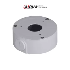 DAHUA--DAHUA PFA134 - Caja de conexiones para cámaras bullet Dahua HFAW1000R, HFAW1100S, HFAW1200RM, HFAW2401S, HFW1120S, HFW1320S y HFW1320SW. Ideal para una instalación ordenada y segura, asegurando una gestión eficiente de cables.-