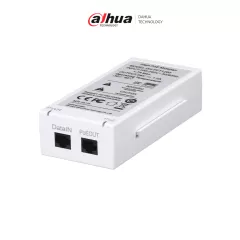 DAHUA--DAHUA PFT1200 - Inyector Hi-Poe Midspan Gigabit/ Soporta PoE/PoE+/ Soporta Hi-PoE 60 Watts para PTZ/ Indicadores Led de Status/ Funciona con Extensor: PFT1300 para conexión en Cascada/ Instalación en Pared/-