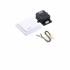 YLI ELECTRONIC--YLI WBK400RC - Botón inalámbrico de pared con relevador para control de acceso-