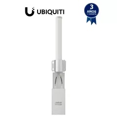 UBIQUITI--UBIQUITI AMO-5G10 - Antena omnidireccional para access point de 5.8GHz con ganancia de 10 dBi y 2 conectores SMA hembra inverso.-