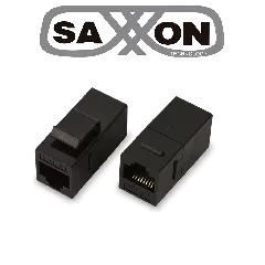 SAXXON--SAXXON M225 - Cople RJ45 / RJ45 Hembra a RJ45 hembra / CAT 5E / Color negro-